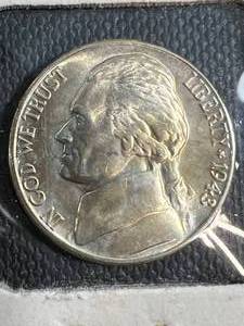 1943-D US JEFFERSON NICKEL BU