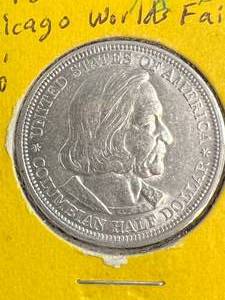 1893 US COLOMBIAN EXPO HALF DOLLAR UNC