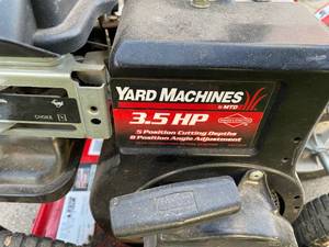 3.5 hp Edger Yard Machine