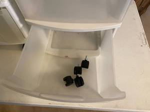 Three 3-drawer Storage Tubs