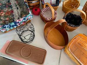 10 Longaberger Baskets Plus