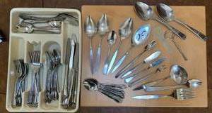Rogers Stainless Flatware Set plus extra pieces