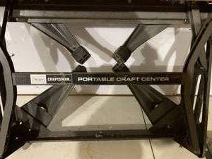 Roller Stand and Craftsman Portable Table