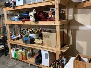 Set of 3 Large Wood Shelves