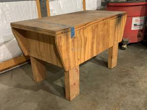Wood Bench