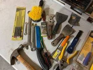 A Lot of Tools with Wood Boxes