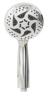 lot 39 image: Jacuzzi Theraspin Chrome Round Handheld Shower Head 2.5-GPM (9.5-LPM)