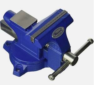 lot 25 image: IRWIN 4.5-in Light-Duty Workshop Vise