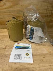 lot 28 image: 3M Lot of 2- Stikit Gold Disc Rolls 236U, 01428, 5 in, P80 Grade, 125 Discs Per Roll, Automoitve Abrasives