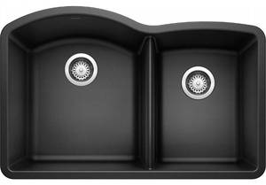 lot 3 image: BLANCO Diamond 32 Undermount Double Basin SILGRANIT Kitchen Sink