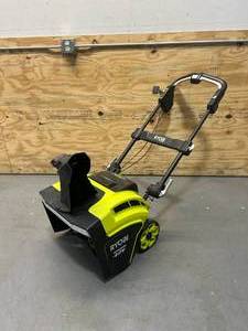 lot 6 image: RYOBI 40V BRUSHLESS 21 Snow Blower with 6Ah Battery and Charger