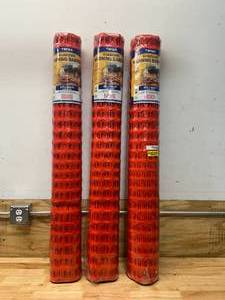 lot 90 image: TENAX Lot of 3 Rolls of- Guardian Warning Barriers (4 x 100 ea)
