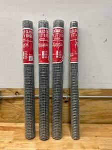 lot 94 image: MAZEL & CO. Lot of 4 Rolls of- Hardware Cloth