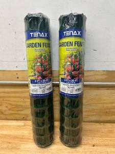 lot 95 image: TENAX Lot of 2 Rolls of- Garden Fence