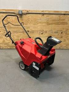 lot 114 image: TROY-BILT Squall 179E 21 Electric Start Snow Blower