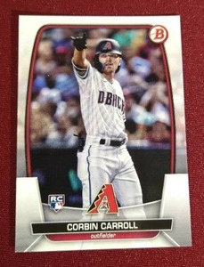 lot 1 image: 2023 Bowman Corbin Carroll Rookie Card