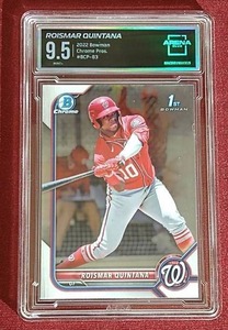 lot 6 image: 2022 Bowman Chrome Roismar Quintana 1st Bowman - Arena 9.5