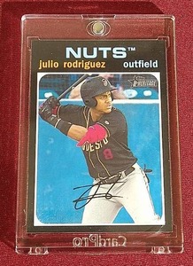 lot 8 image: 2020 Topps Heritage Julio Rodriguez Minor League Card