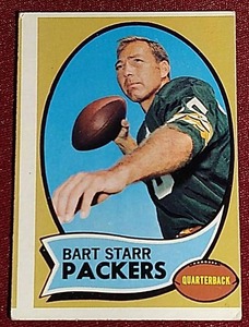 lot 29 image: 1970 Topps Bart Starr Card