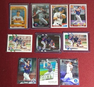 lot 37 image: (10) Alex Kirilloff Rookie & Prospect Cards