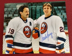 lot 81 image: Autographed Mike Bossy 8x10 Photo - WCOA