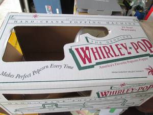 lot 170 image: WhirleyOip hand cranking popping machine with original box