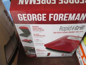 lot 174 image: George Foreman Rapid 4 serving grill & Panini