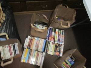 lot 207 image: Collection of Vintage VHS tapes