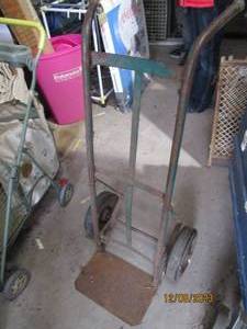 lot 71 image: Heavy duty metal hand trolley 2-wheeler