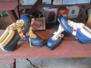 lot 195 image: EDSBYN shoes sizes 41 and 46 cross country shoes