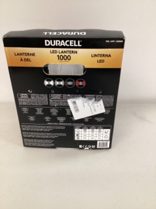 Duracell Led 1000 Lumens Led Lantern 2 Pk With Usb Charger Connection[  Condition:Open Box/ Never Used] Retail: $35.99 - Dallas Online Auction  Company