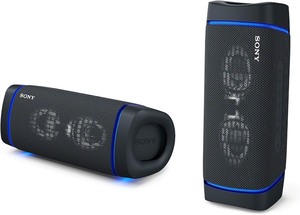 lot 9 image: Sony SRS-XB33 EXTRA BASS Wireless Bluetooth Portable Speaker, IP67 Waterproof & Durable for Home, Outdoor, and Travel, 24 Hour Battery, Party Lights, USB Type-C, and Speakerphone, Black