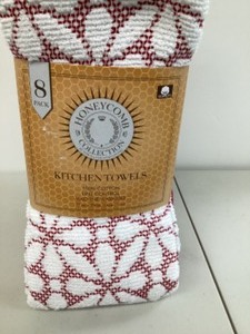 lot 65 image: Honeycomb 8-piece Kitchen Towel Set new