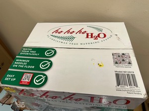 lot 2 image: HoHoHoH2o Automatic Christmas Tree Watering System Device, Santas Tree Helper Keeps Your Christmas Tree Healthy and Fresh, Refillable 2.5 gallons Capacity Box