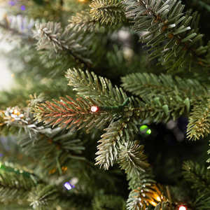 lot 38 image: 4.5 Pre-Lit Potted Micro LED Artificial Tree  Holiday decor, Artificial tree. New Open box