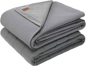 lot 29 image: 15LB Pendleton 48x72 Weighted Blanket - Blue New open box