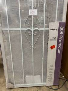 Grisham 80822 White Surface Mount Steel Security Door