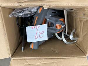Ridgid Single-Paddle Mixer customer Return Review Pictures