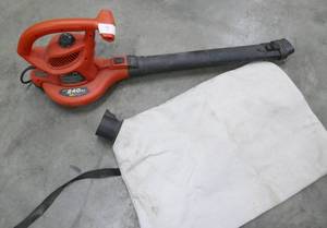 lot 7 image: Black and Decker  leaf blower - works