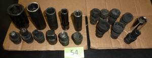 lot 54 image: Lot of Westward sockets SAE