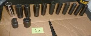 lot 56 image: Lot of Metric sockets