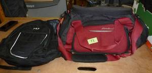 lot 71 image: Nice Eddie Bauer bag and a backpack
