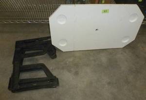 lot 83 image: tailgating table, sets on your hitch