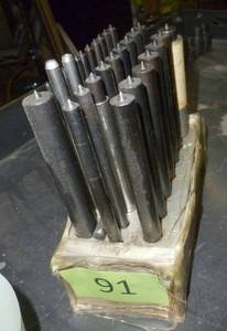 lot 91 image: set of transfer punches