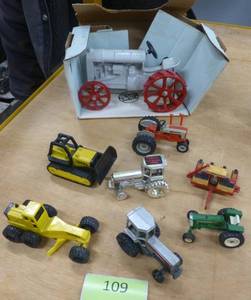 lot 109 image: Group of toys, 116 Fordson and 7 miniatures