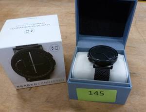 lot 145 image: Skagen smartwatch model NDW2G, like new