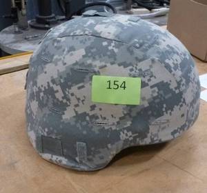 lot 154 image: Military helmet size XL