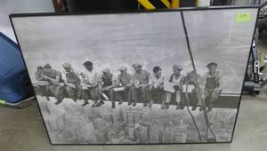 lot 170 image: Iconic poster of men working on skyscraper