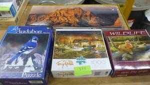 lot 173 image: 4 jigsaw puzzles