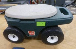 lot 175 image: garden wagon seat